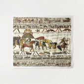 BAYEUX TAPESTRY Wilhelm bei Mont Saint-Michel Wandteppich (Vorderseite (Horizontal))