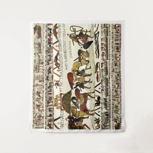 BAYEUX TAPESTRY Wilhelm bei Mont Saint-Michel Wandteppich (Vorderseite)