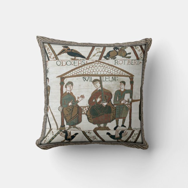 Bayeux Tapestry William of Normandy Throw Pillow Kissen (Vorderseite)