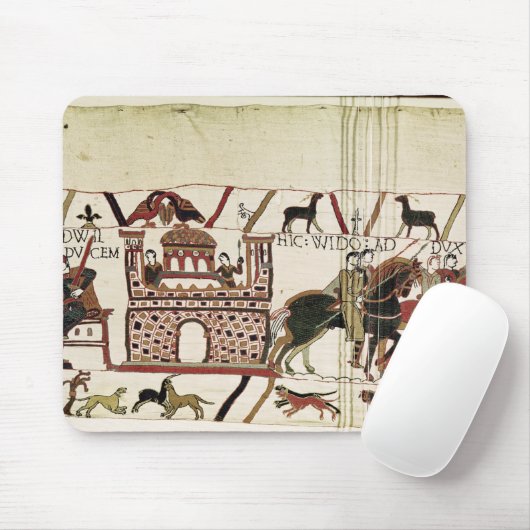 Bayeux-Tapisserie-Graf Harold zu Herzog von Mousepad (Mit Mouse)