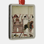 Bayeux-Tapisserie-Graf Harold zu Herzog von Ornament Aus Metall (Rechts)