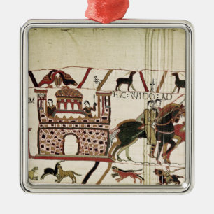 Bayeux-Tapisserie-Graf Harold zu Herzog von Ornament Aus Metall