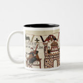 Bayeux-Tapisserie-Graf Harold zu Herzog von Zweifarbige Tasse (Links)