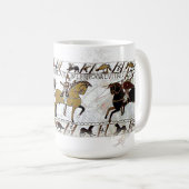 Bayeux-Tapisserie-Tasse Kaffeetasse (VorderseiteRechts)