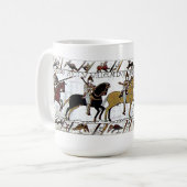 Bayeux-Tapisserie-Tasse Kaffeetasse (Vorderseite Links)