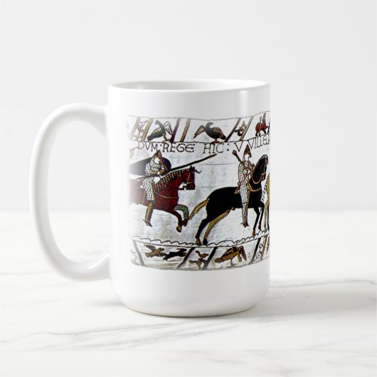 Bayeux-Tapisserie-Tasse Kaffeetasse (Links)