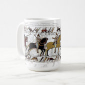 Bayeux-Tapisserie-Tasse Kaffeetasse (Vorderseite Links)