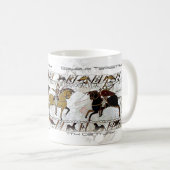 Bayeux-Tapisserie-Tasse Kaffeetasse (VorderseiteRechts)