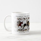 Bayeux-Tapisserie-Tasse Kaffeetasse (Links)