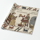 Bayeux-Teppich Parodie Geschenkpapier (Ungerollt)