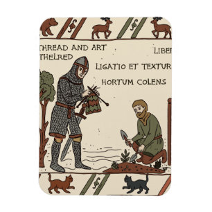 Bayeux-Teppich Parodie Magnet