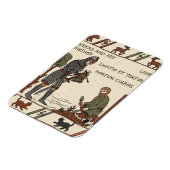 Bayeux-Teppich Parodie Magnet (Linke Seite)
