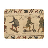 Bayeux-Teppich-Parodie Magnet (Horizontal)