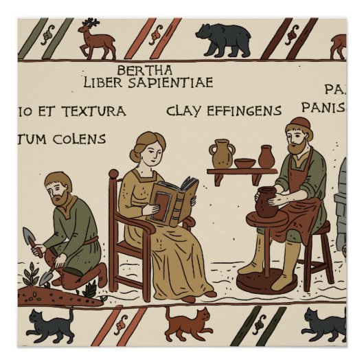 Bayeux-Teppich Parodie Poster (Vorderseite)