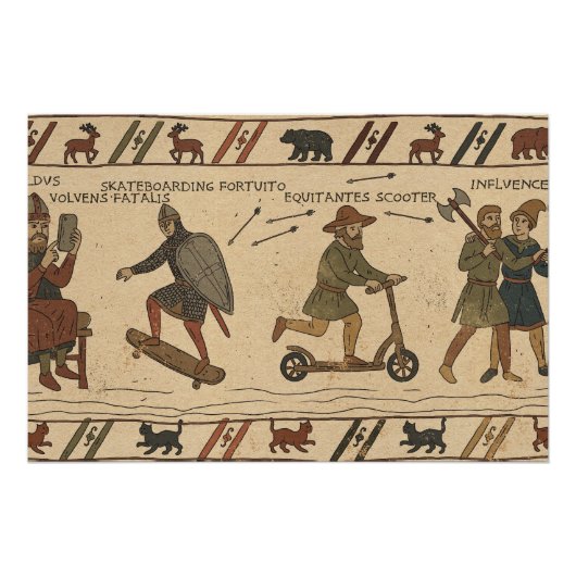 Bayeux-Teppich-Parodie Poster (Vorderseite)