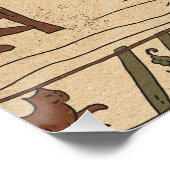 Bayeux-Teppich-Parodie Poster (Ecke)