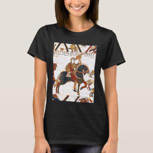 Bayeux-Teppich Szene 2 Pferde Anglo-Sächsisches En T-Shirt