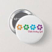 Bayflower Feld-Hockey Button (Vorne & Hinten)