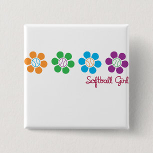 Bayflower Softball Button