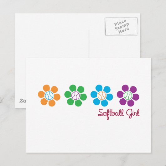 Bayflower Softball Postkarte (Vorne/Hinten)