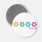 Bayflower Tennis Magnet (Vorderseite/Rückseite)