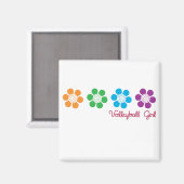 Bayflower Volleyball Magnet (Vorderseite/Rückseite)