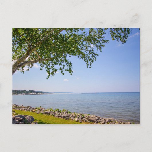 Bayfront Park, Petoskey, Michigan Postkarte (Vorderseite)