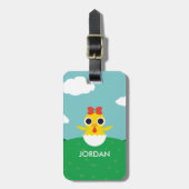 Bayla das Küken Gepäckanhänger (Vorderseite vertikal)