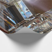 Baylene Moderne Architektur Stadt Elegant Geschenkpapier (Ecke)