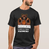 Baylor immer in ihrem Element Science Basketball T-Shirt (Vorderseite)