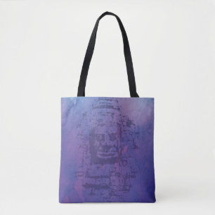 Bayon Face Lila Tasche