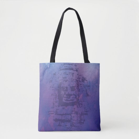 Bayon Face Lila Tasche (Vorderseite)