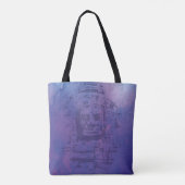 Bayon Face Lila Tasche (Rückseite)