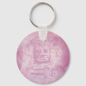 Bayon Face Pink Schlüsselanhänger (Rückseite)