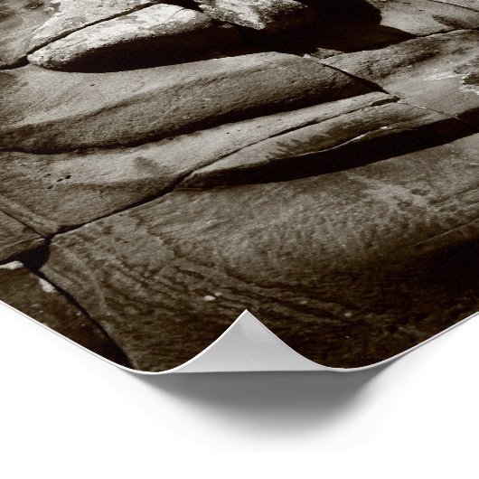 Bayon Face (Poster) Poster (Ecke)