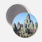 Bayon Temple in Angkor, Kambodscha Magnet (Vorderseite/Rückseite)