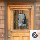 Bayon Temple in Angkor Wat - Kambodscha Fensteraufkleber (Haustür)