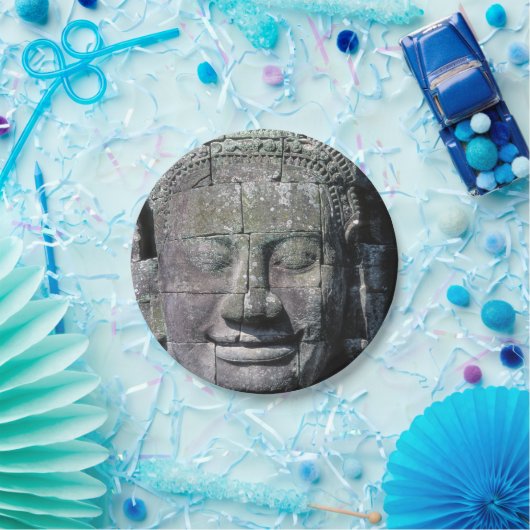 Bayon Temple in Angkor Wat - Kambodscha Pappteller (Party)