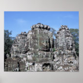 Bayon Temple in Angkor Wat - Kambodscha Poster (Vorne)
