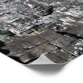 Bayon Temple in Angkor Wat - Kambodscha Poster (Ecke)