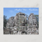 Bayon Temple in Angkor Wat - Kambodscha Postkarte (Vorderseite)