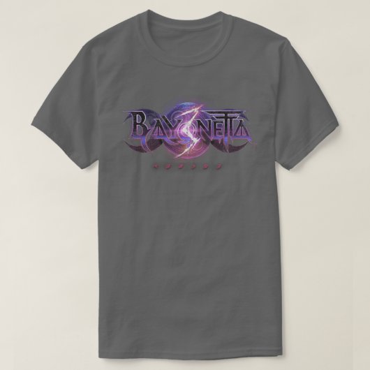 Bayonetta 3 Distressives Logo T-Shirt (Design vorne)