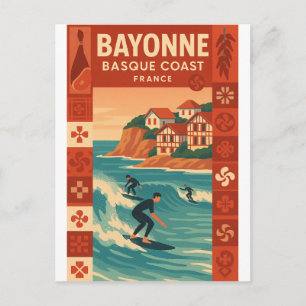 Bayonne — Französische Baskenküste Postkarte