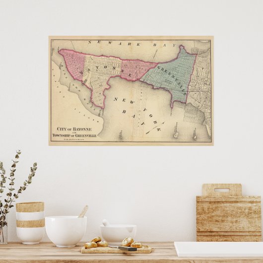 Bayonne Greenville Township Poster (Küche)