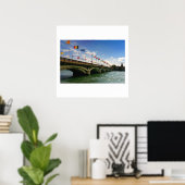 Bayonne le pont Saint-Esprit Poster (Heimbüro)