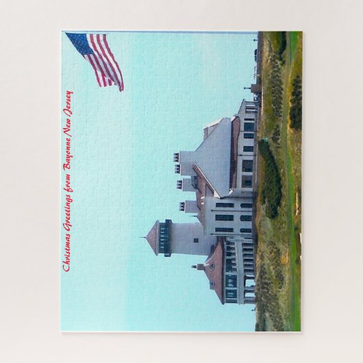 Bayonne New Jersey.Christmas Grüße Puzzle (Vertikal)