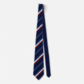 Bayonne (New Jersey) Stadtflagge Neck Tie Krawatte (Vorderseite)