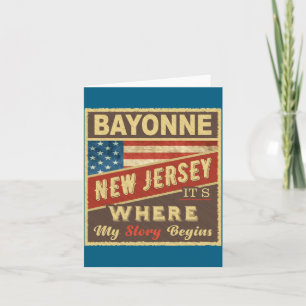 Bayonne Nj Hier beginnt meine Geschichte Karte