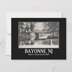 Bayonne NJ Morris Canal 1910s Postkarte