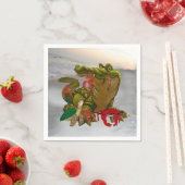 Bayou alligator Cajun Servietten aus meiner Kunst (Beispiel)